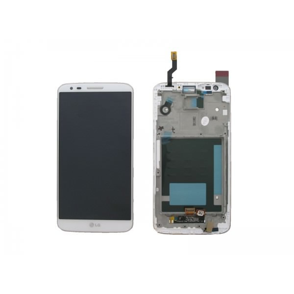 Repuesto Lg G2 D802 Lcd Touch Blanco